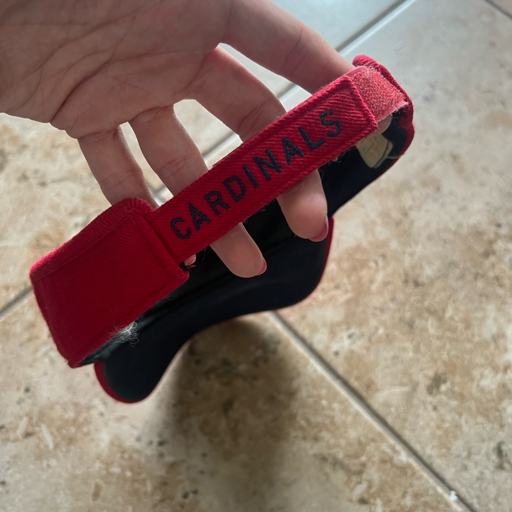 St. Louis Cardinals‎ MLB Red Adjustable Visor OS - Picture 3 of 4